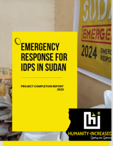 Sudan Emergency Phase One project completion report